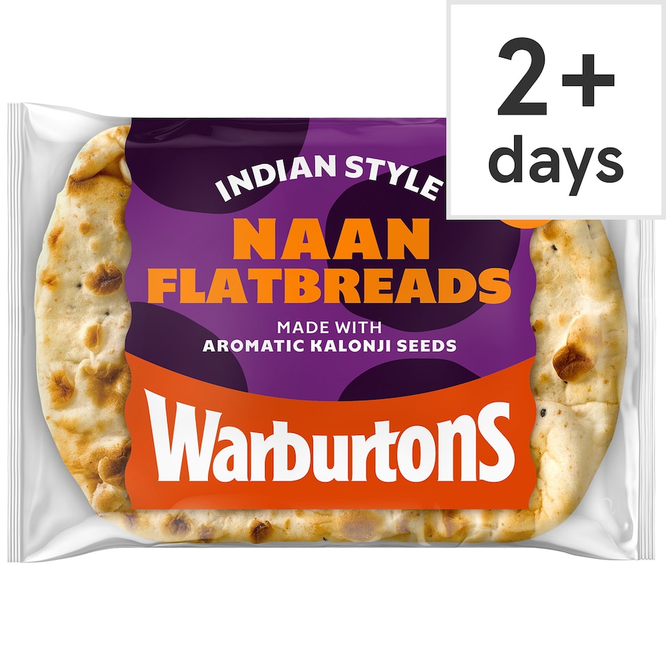 Warburtons 4 Naan Flatbreads