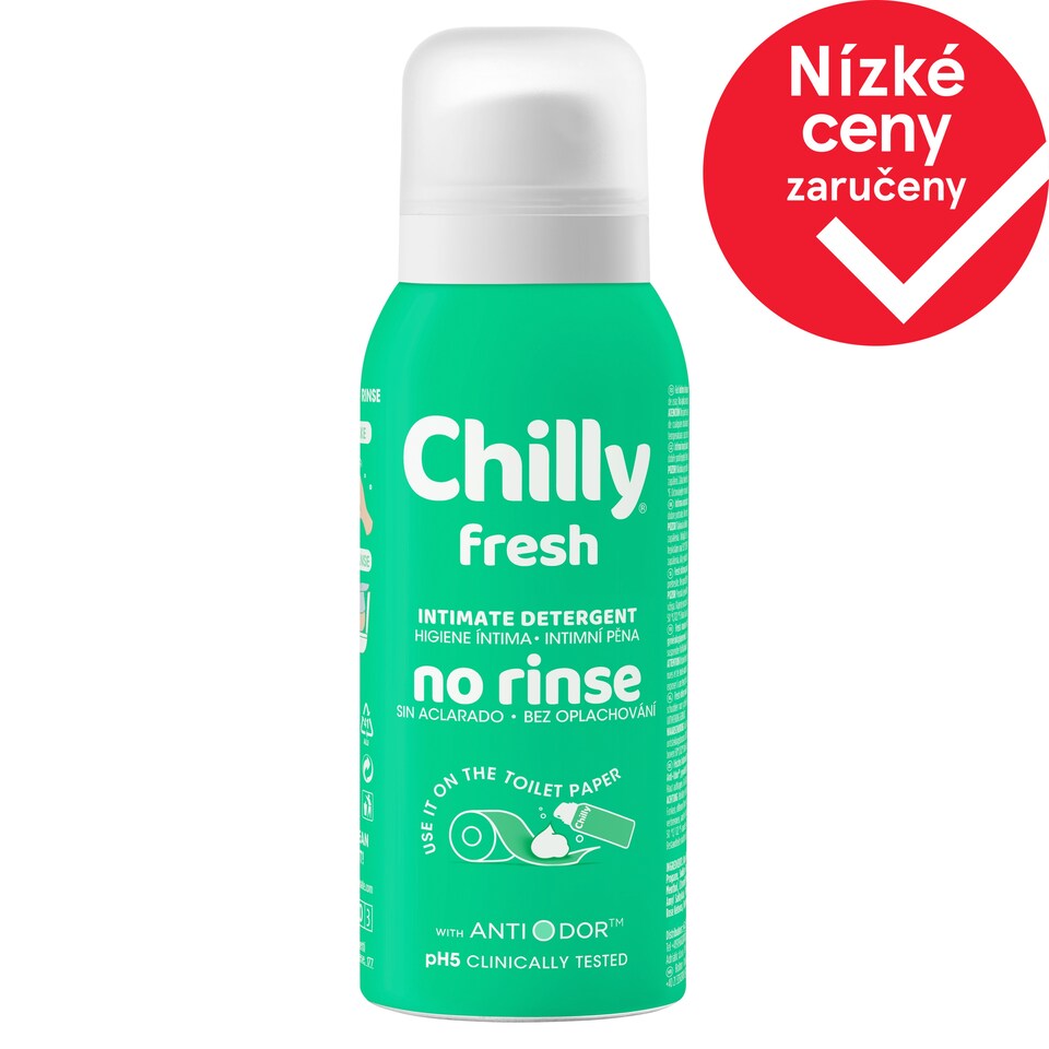 Chilly Fresh intimní mycí pěna bez oplachování 100ml