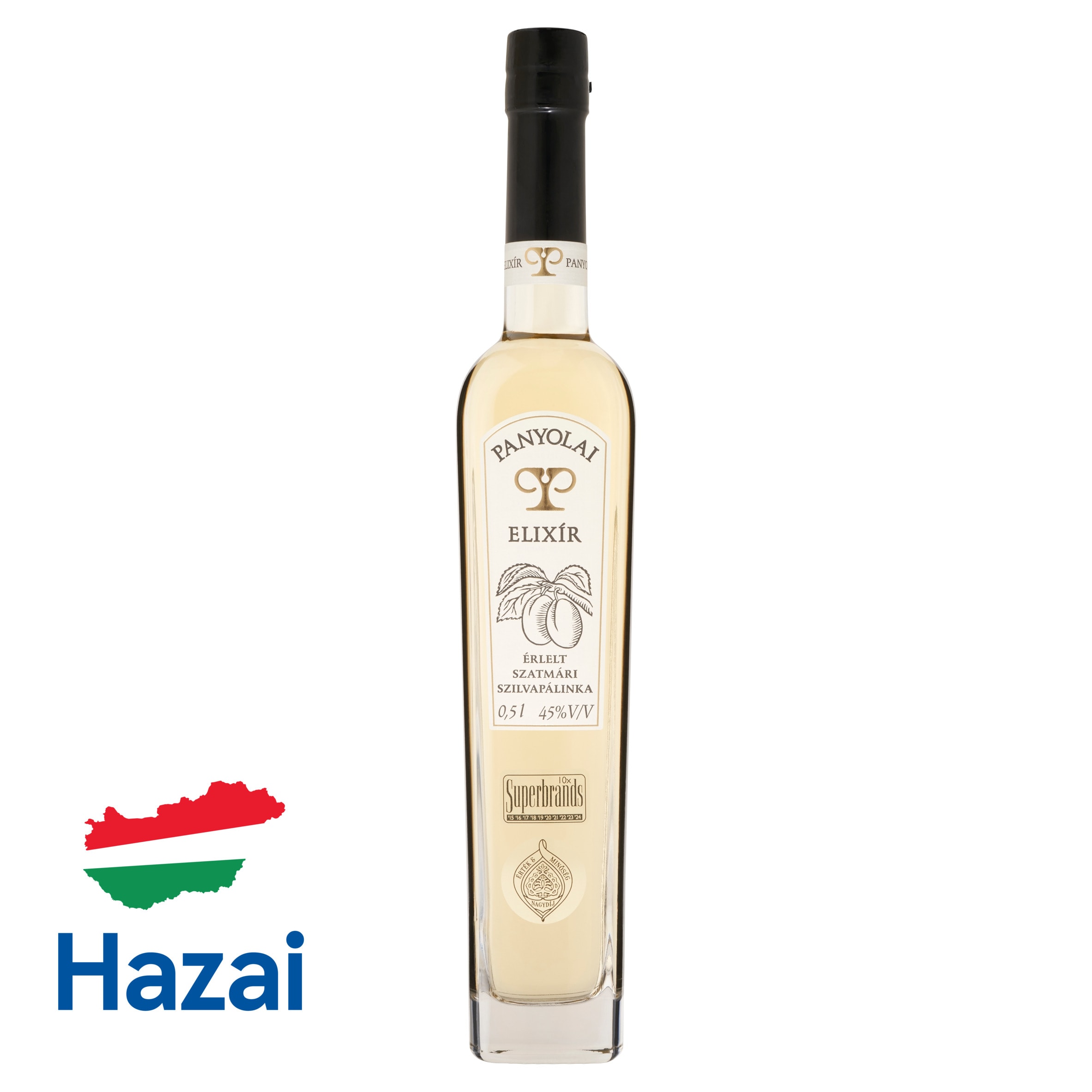 ハンガリー PANYOLAI PALINKA パーリンカ Panyolai Elixír Aged Szatmári Plum Palinka 45% 0,5 l - Tesco Groceries