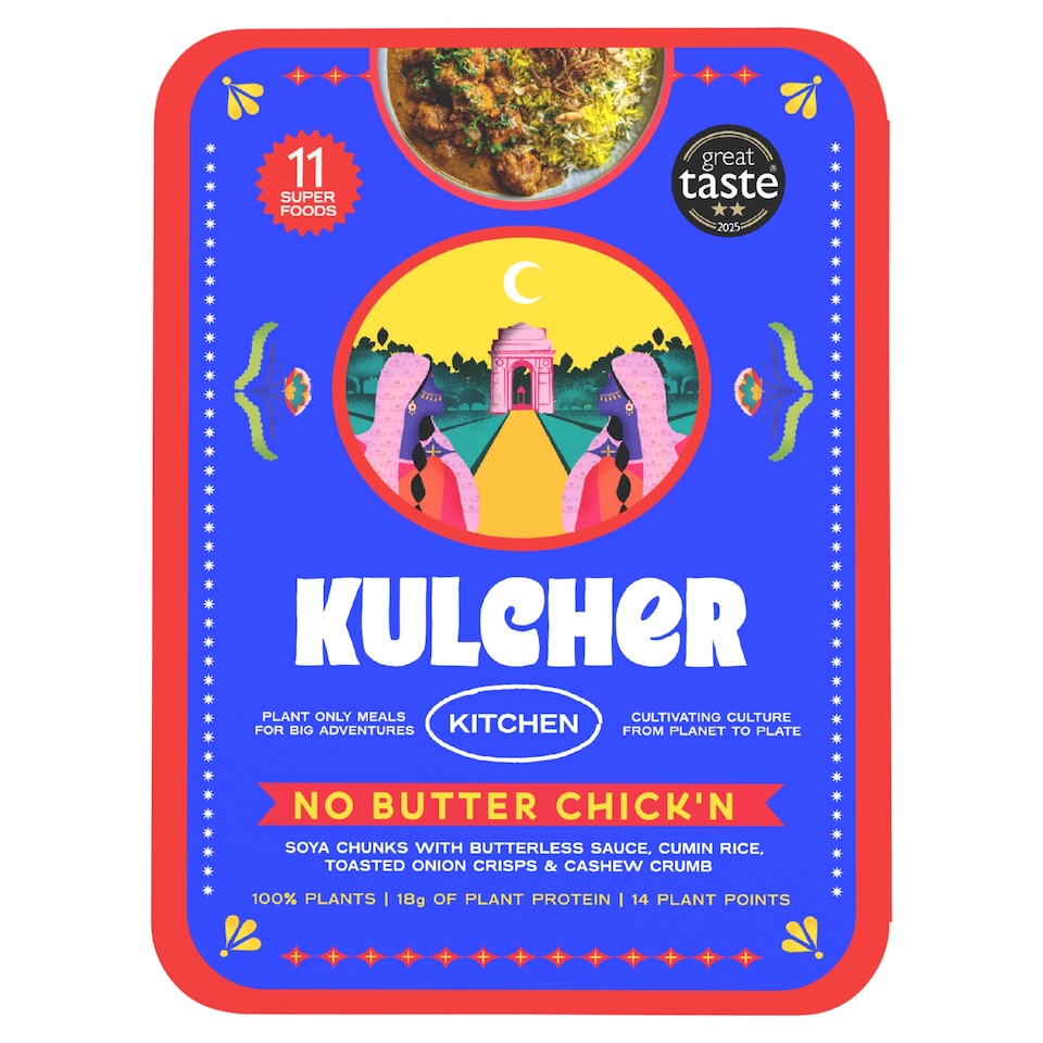 Kulcher Kitchen No-Butter Chick’n with Cumin Rice 360g
