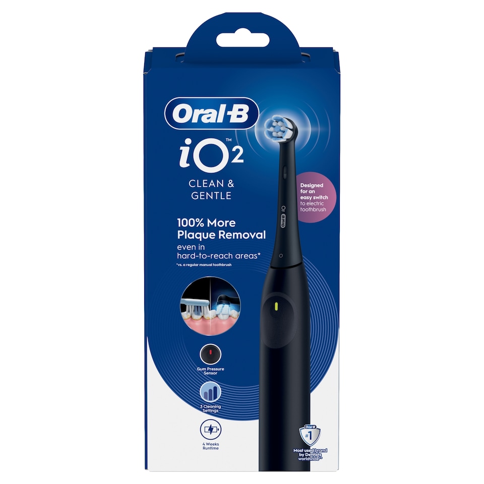 Obrázek 1 pro produkt Oral-B iO 2 Černý Elektrický Zubní Kartáček