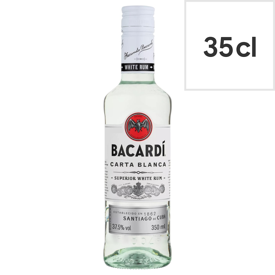 image 1 of Bacardi Carta Blanca Rum 35Cl