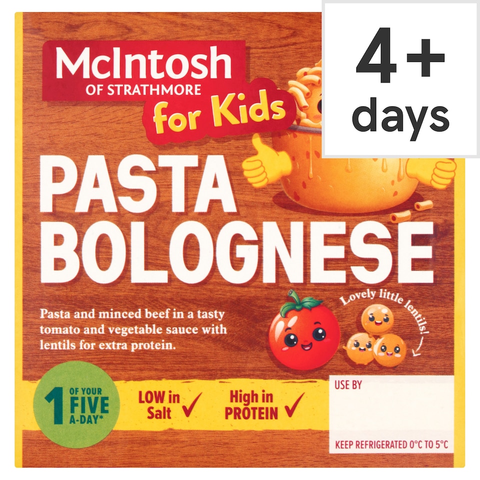 Mcintosh Kidz Pasta Bolognese 275G