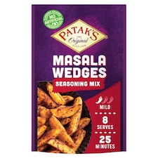 Patak's Masala Wedges Seasoning Mix 25g.