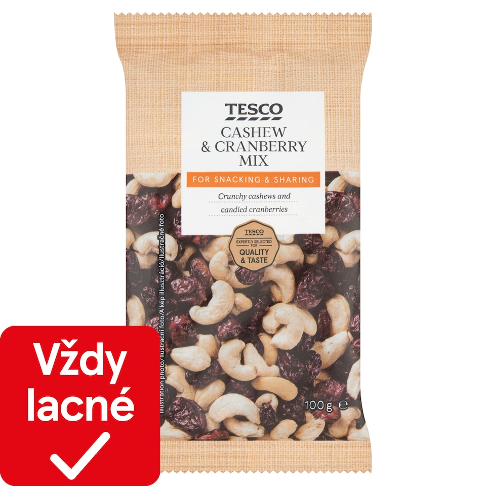 Tesco Cashew & Cranberry Mix 100 g