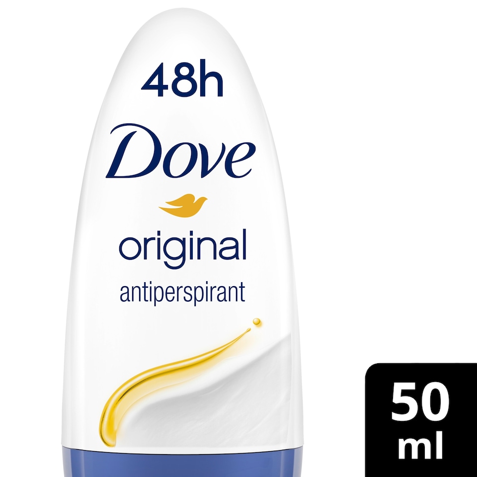 image 1 of Dove Original 48h Roll-On Antiperspirant Deodorant 50ml