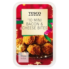 Tesco 10 Mini Cheese & Bacon Bites 180g