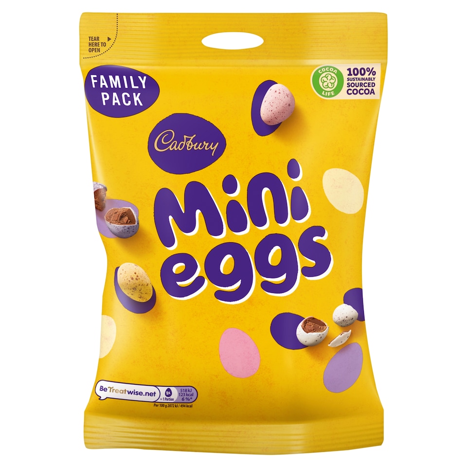 Cadbury Mini Eggs Chocolate Eggs Bag 270G