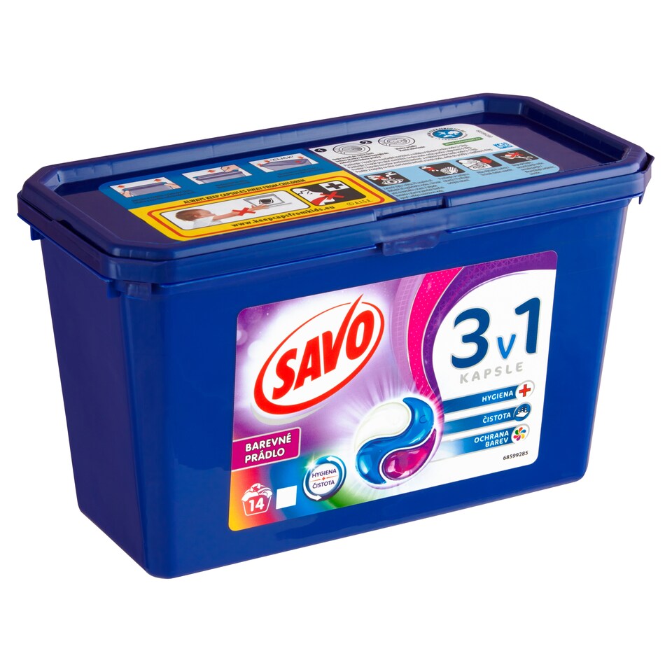 image 1 of Savo kapsle na barevné prádlo 14W