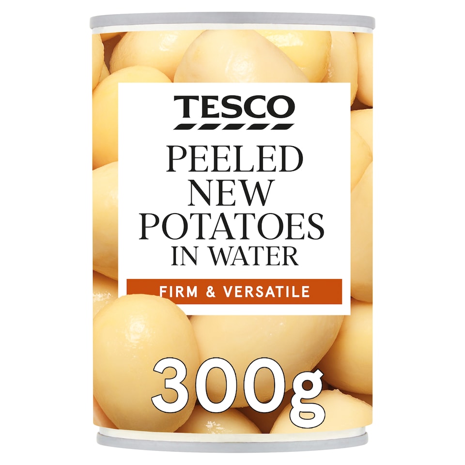 Tesco Peeled New Potatoes In Water 300G
