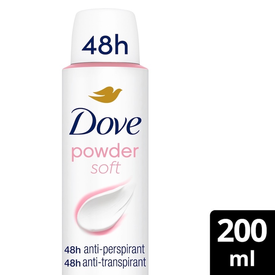 image 1 of Dove Women Powder 48h Antiperspirant Deodorant 200ml