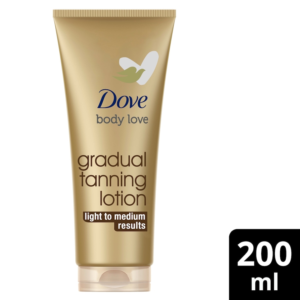 image 1 of Dove Gradual Tanning Lotion Light/Med 200Ml