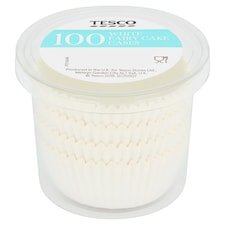 Tesco 100 White Fairy Cake Cases