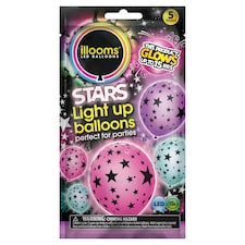 Illoom Coloured Stars Light Up 5 Pack