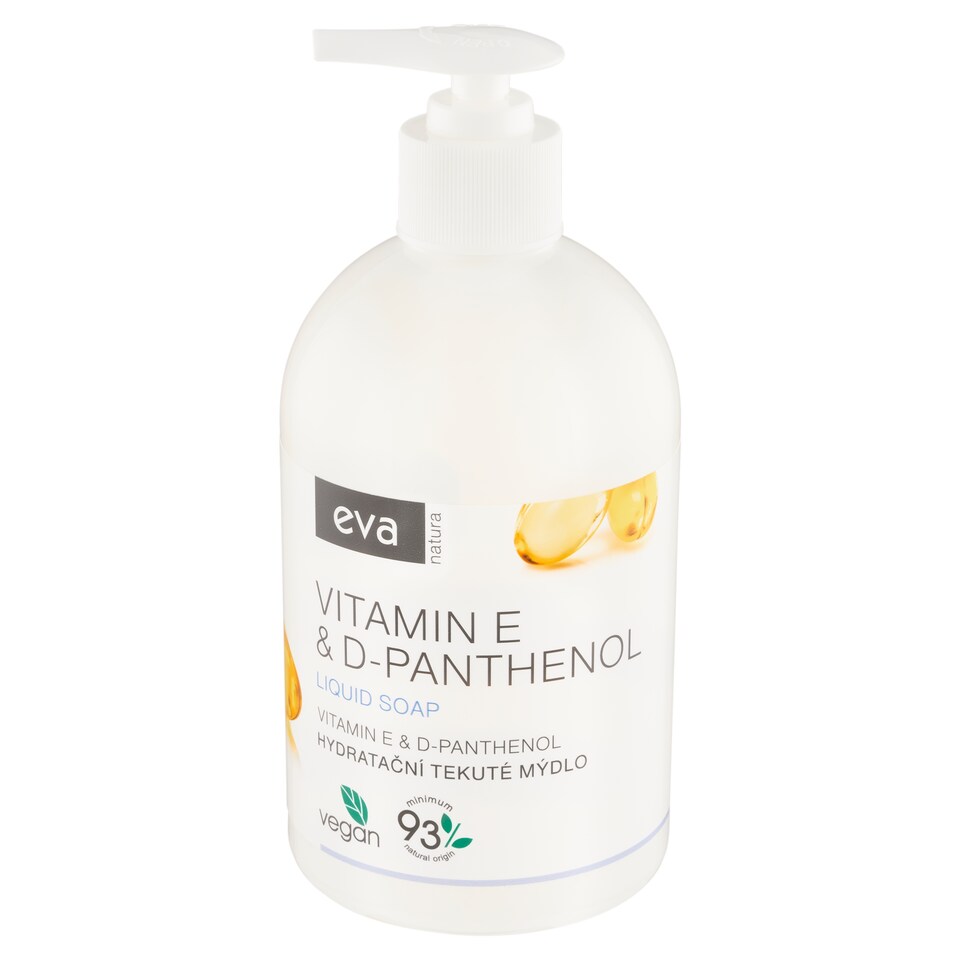 image 1 of Eva Natura Moisturizing Liquid Soap Vitamin E & D-Panthenol 500ml