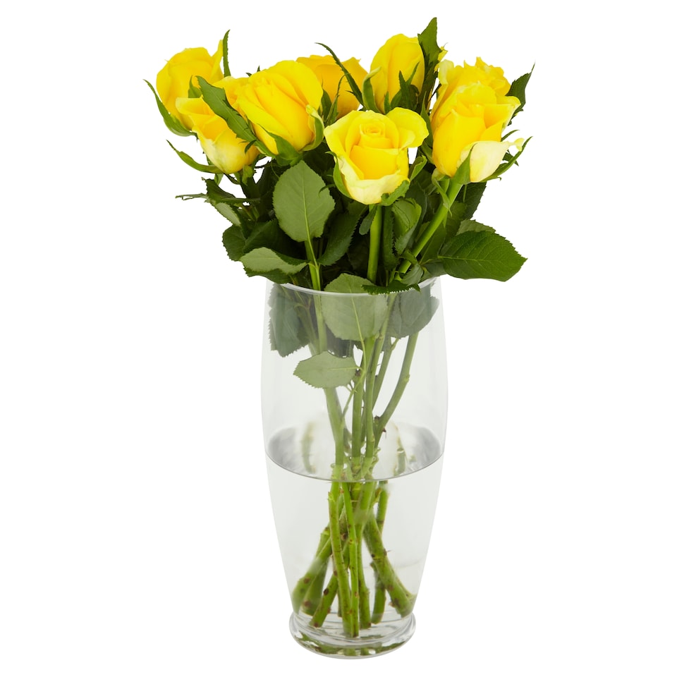 image 1 of Tesco Yellow Small Roses Flowers Bouquet