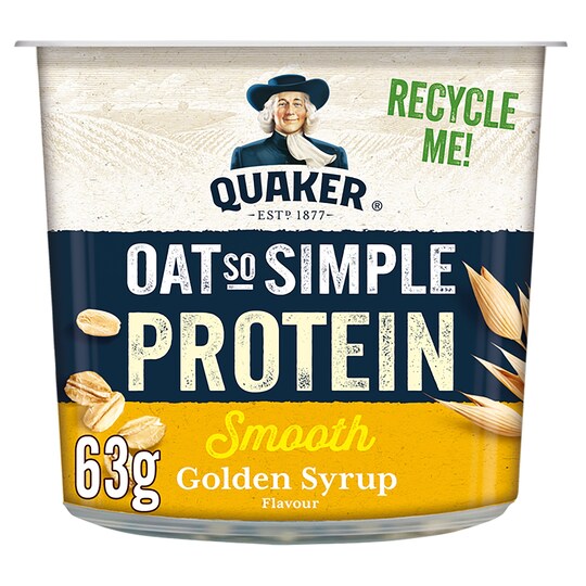 Quaker Protein Golden Syrup Porridge 63g Tesco Groceries