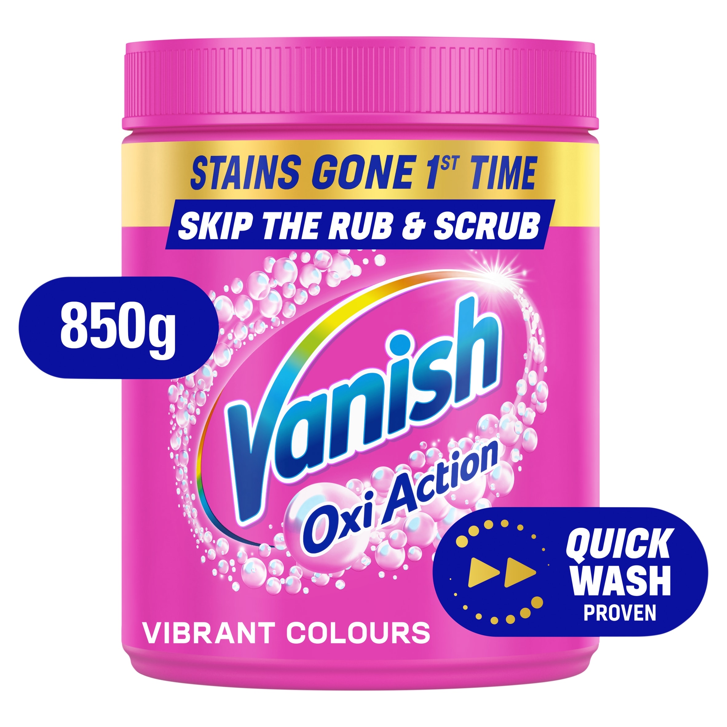 Vanish Gold Oxi Action Stain Remover For Colours 850g