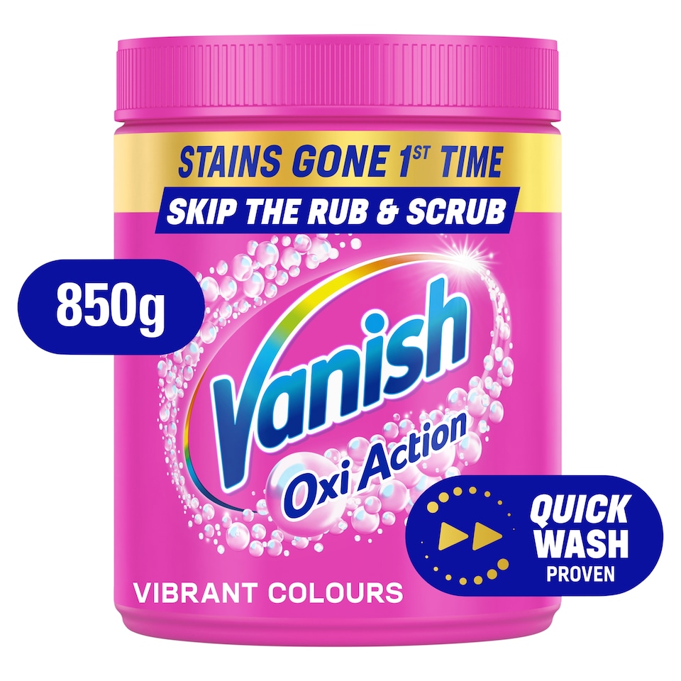 image 1 of Vanish Gold Oxi Action Stain Remover For Colours 850g