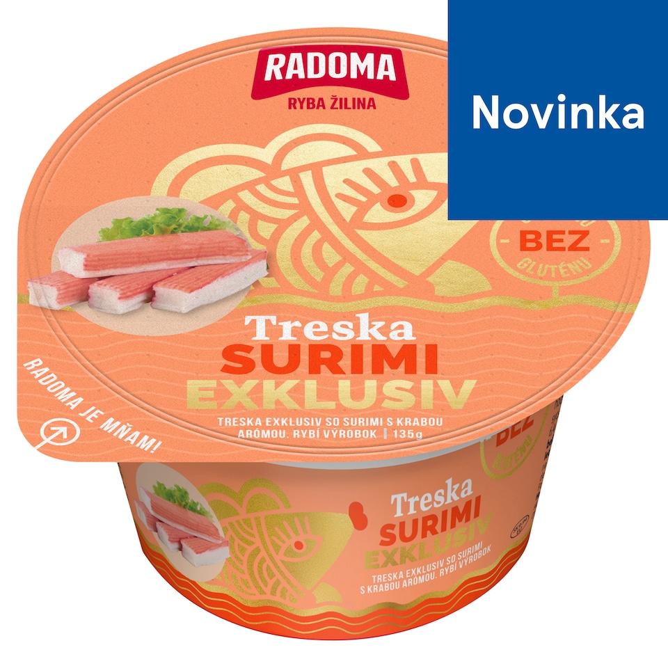 Radoma Ryba Žilina Cod Surimi Exclusive 135 g