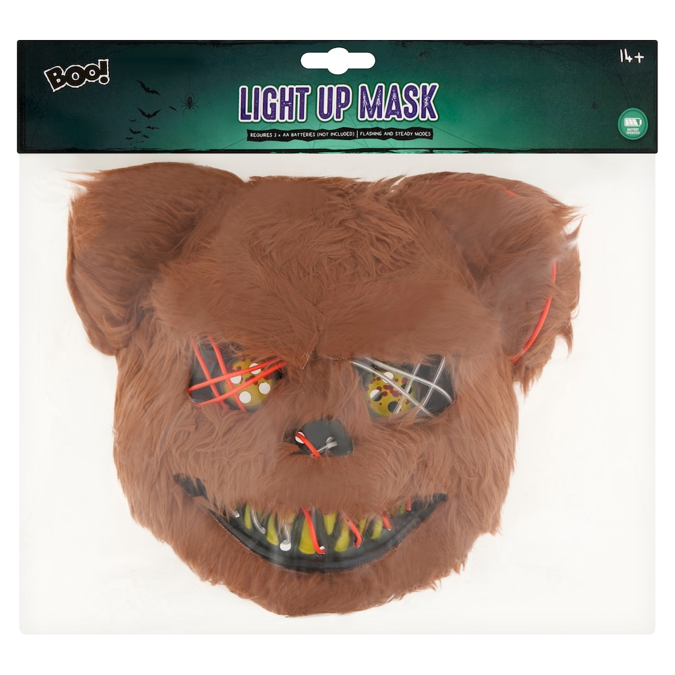 Boo! Light Up Mask