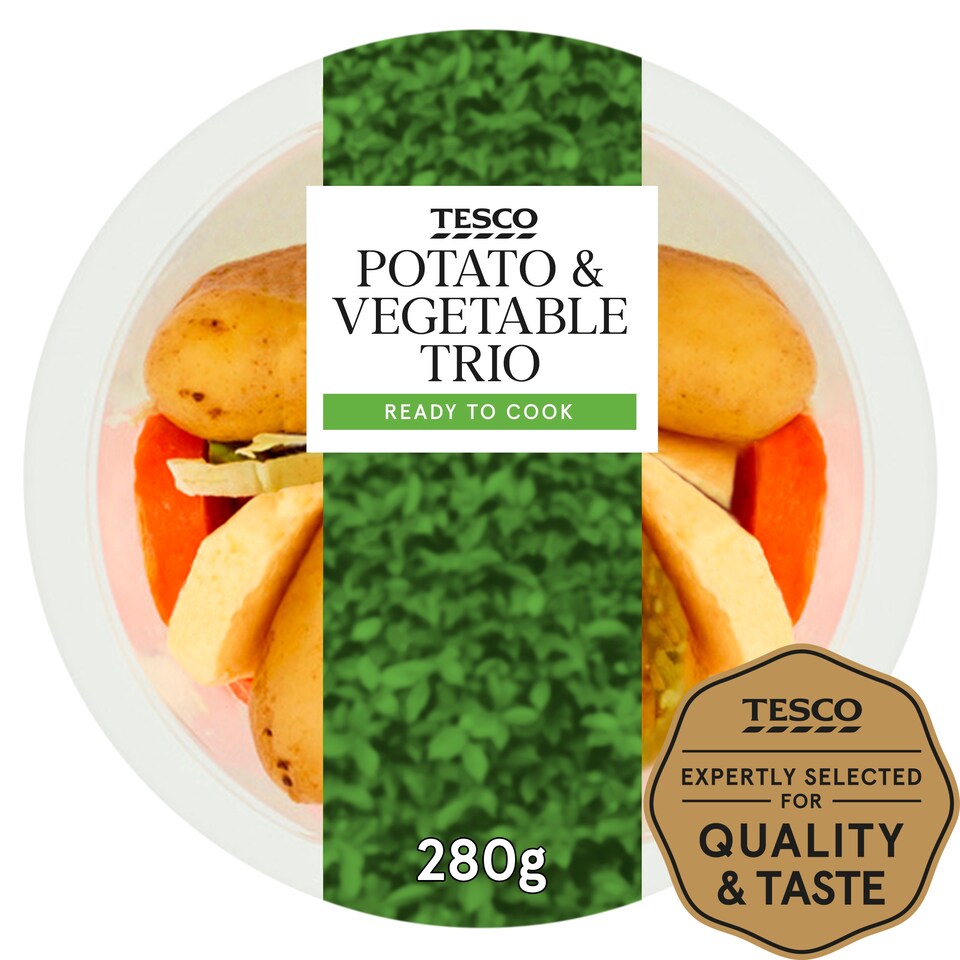 image 1 of Tesco Potato & Vegetable Trio 280G