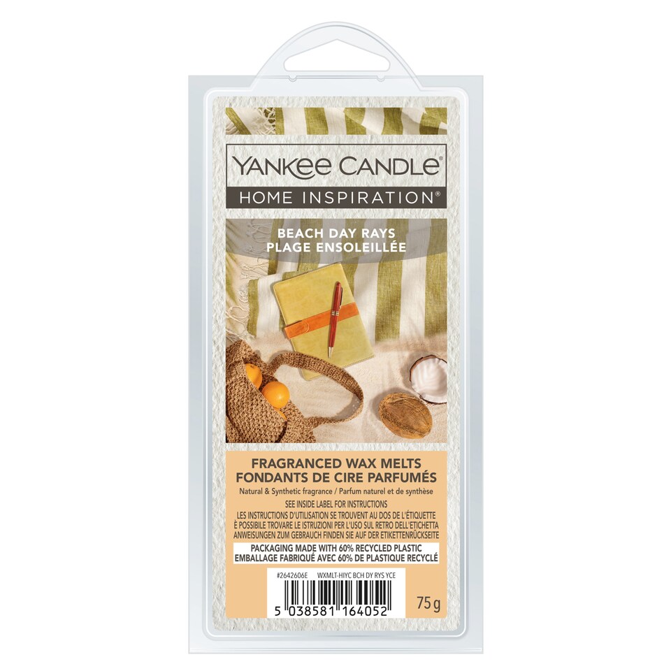 Yankee HI Beach Day Rays 6 Wax Melts 75g