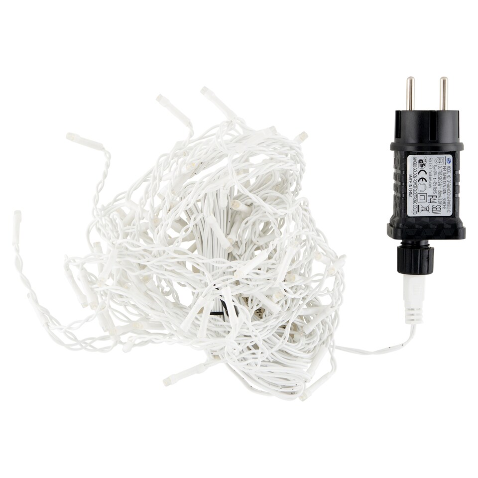 image 1 of Snow Meister SM2005 80 LED Warm White Energy Saving Curtain Icicles Light