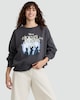 image 1 of Disney Hocus Pocus Cotton Rich Sweatshirt in Grey