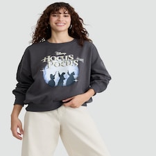 Disney Hocus Pocus Cotton Rich Sweatshirt in Grey