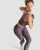 image 2 of F&F Active Everyday Supersoft Abstract Print High Waisted Leggings in Multi Purple