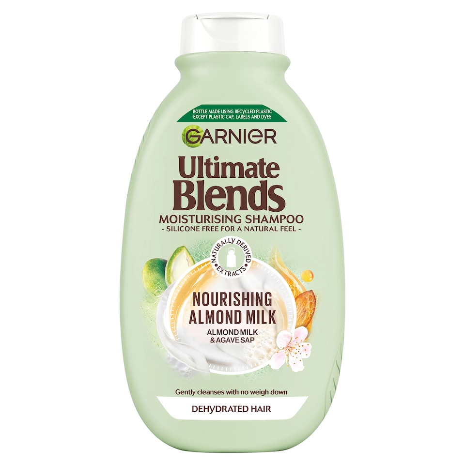 image 1 of Garnier Ultimate Blends Nourishing Almond Milk Shampoo 400Ml