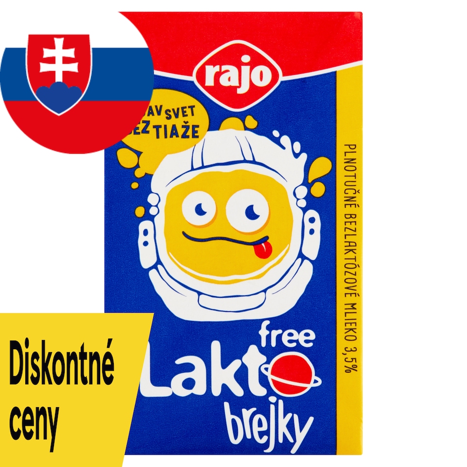 obrázok 1 z Rajo Lakto Free Brejky plnotučné bezlaktózové mlieko 3,5 % 250 ml