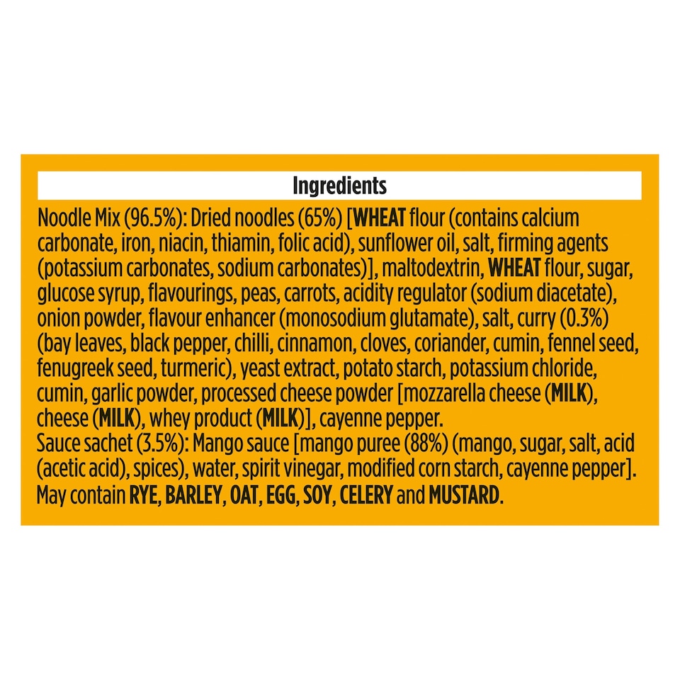 image 1 of Pot Noodle Original Curry Instant Noodles King Pot 114g