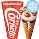 image 1 of Cornetto Strawberry Ice Cream Cone 120Ml