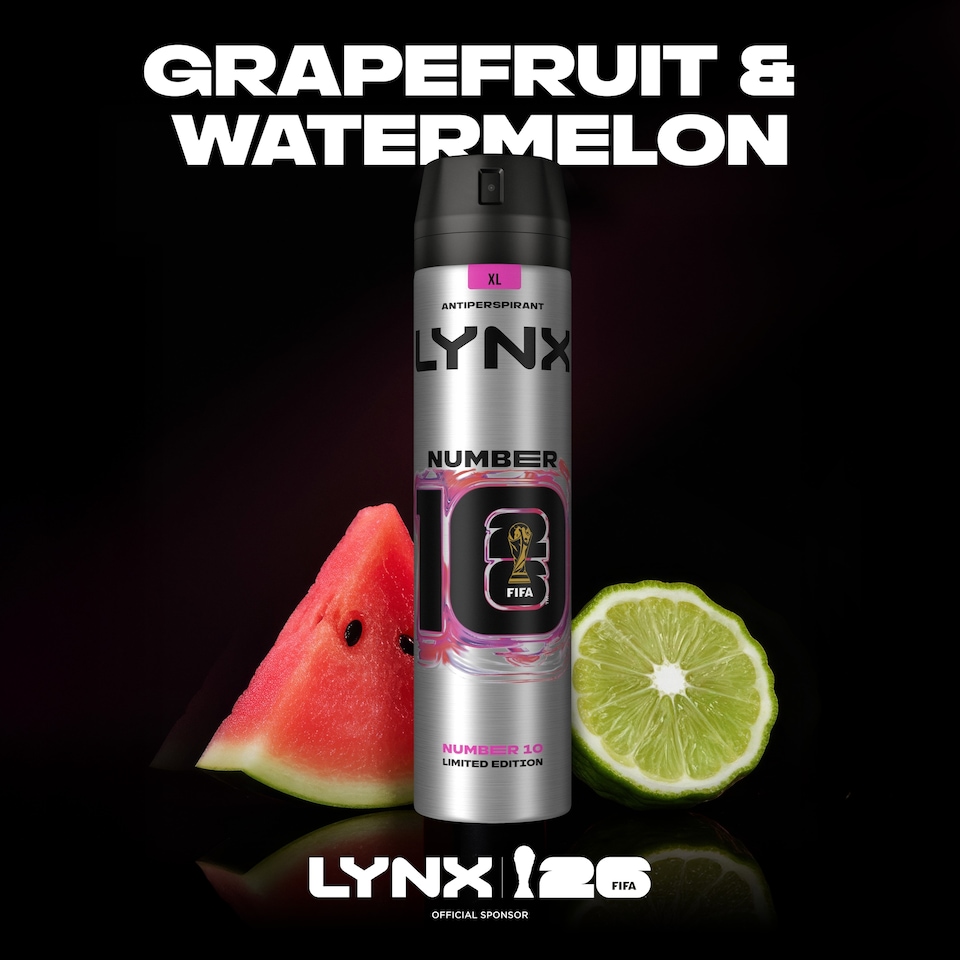 image 1 of Lynx Number 10 Limited Edition 72h Antiperspirant Deodorant 250ml