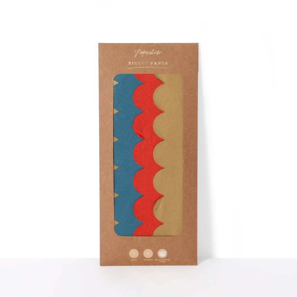 image 1 of Paperchase Christmas 6pk Tissue Paper