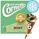 image 1 of Cornetto Mint Ice Cream Cones 6x90ml