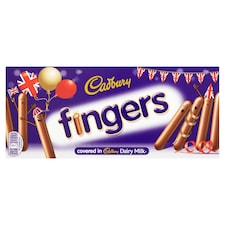 Cadbury Dairy Milk Chocolate Fingers Biscuits 114g