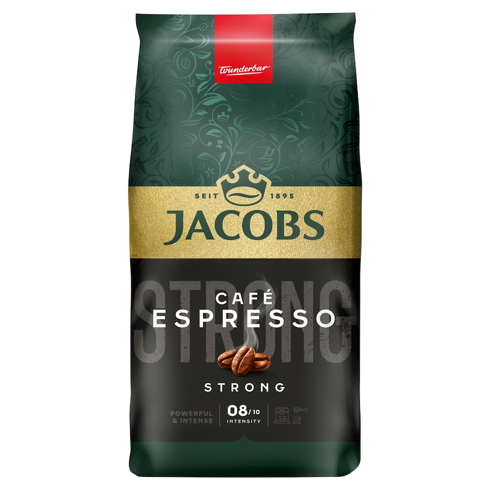 Jacobs Café Espresso Strong Roasted Coffee Beans 1000 g