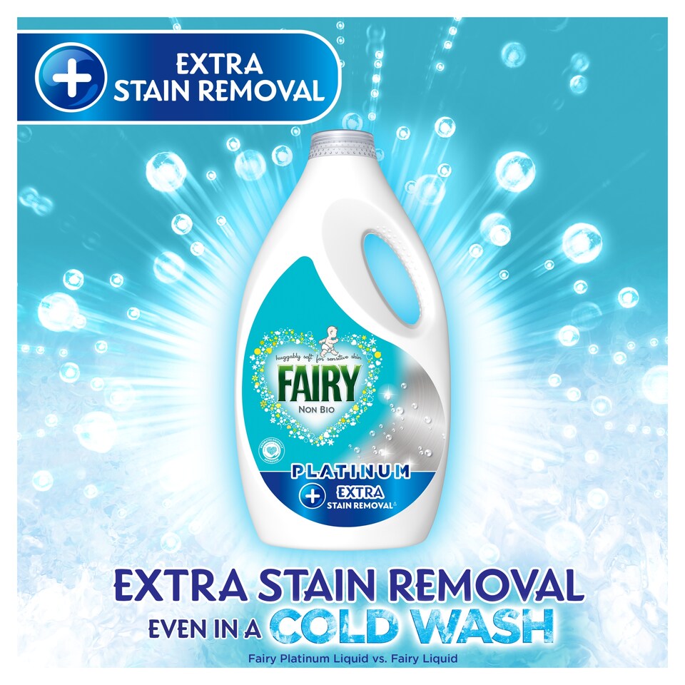 image 1 of FAIRY NON BIO PLATINUM LAUNDRY DETERGENT 63 WASHES 2079ml