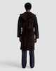 image 3 of F&F Hooded Herringbone Dressing Gown in Burgundy