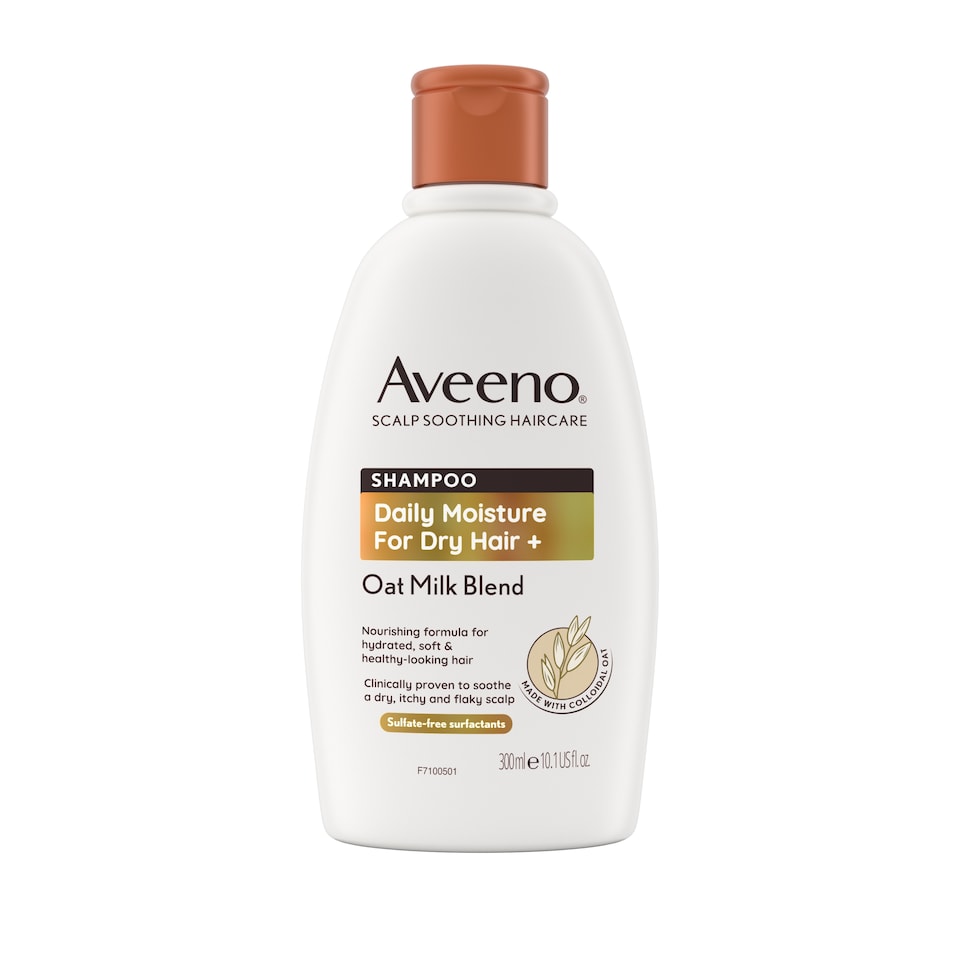 image 1 of Aveeno Hydrating Oat Milk Scalp Soothing Shampoo for Dry Hair 300ml