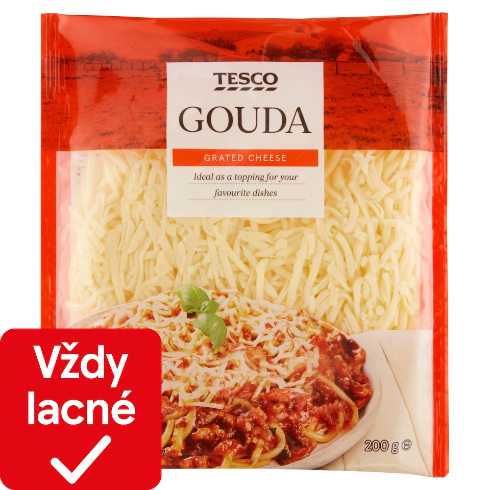 Tesco Gouda Grated Cheese 200 g