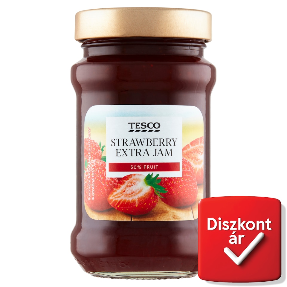 Tesco Strawberry Extra Jam 450 g