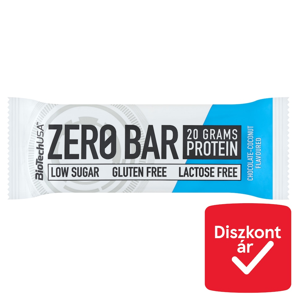 image 1 of BioTechUSA Zero Bar Chocolate-Coconut Flavoured Protein Bar with Sweeteners 50 g