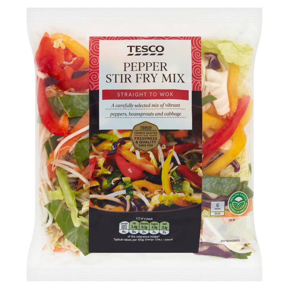 Tesco Pepper Stir Fry Mix 320G