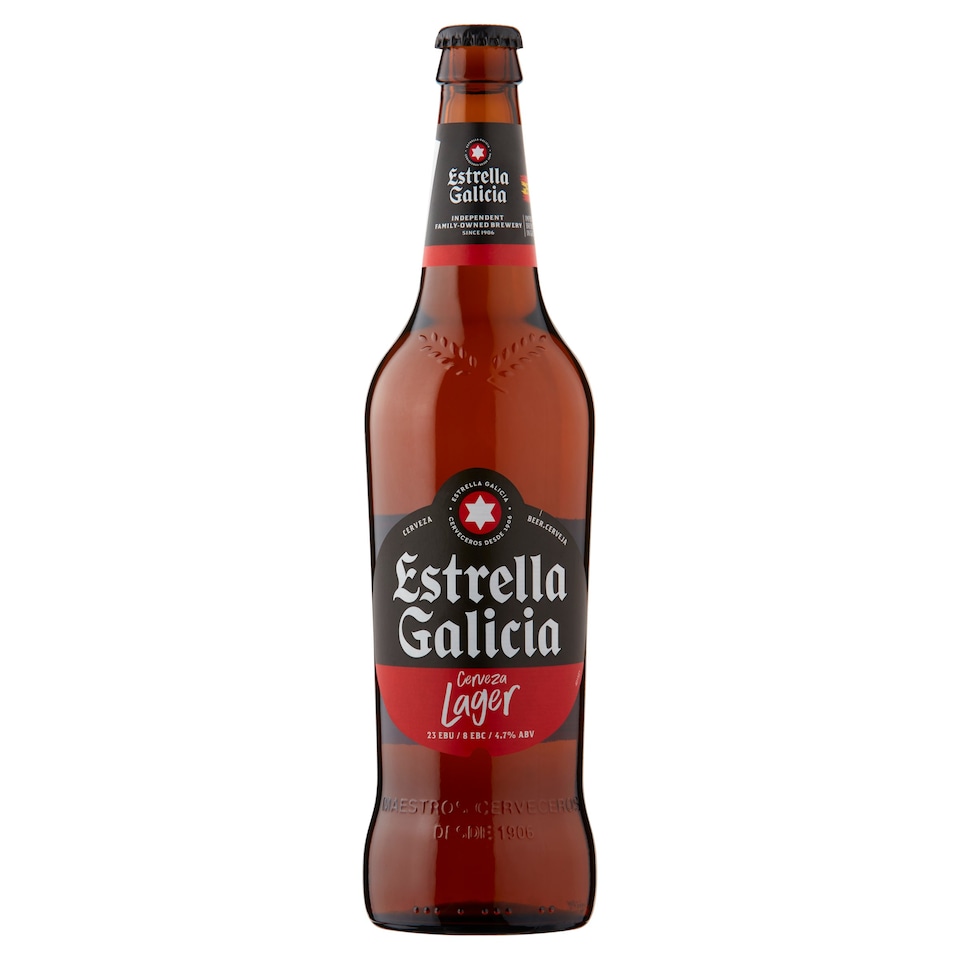 Estrella Galicia World Lager 660Ml Tesco Groceries