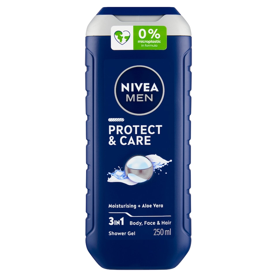obrázok 1 z Nivea Men Protect & Care 3 v 1 Sprchovací gél 250 ml