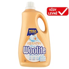Woolite Keratin Therapy tekutý prací přípravek na bílé a světlé prádlo 60 praní 3,6l